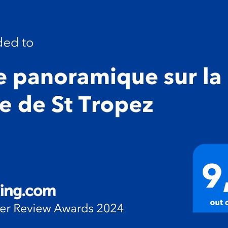 Vue Panoramique Sur La Baie De St Tropez Villa Les Issambres Kültér fotó