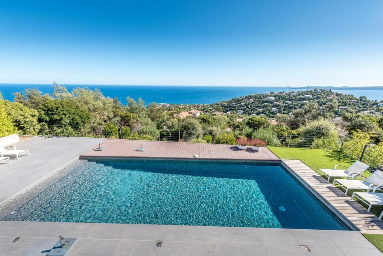 Vue Panoramique Sur La Baie De St Tropez Villa Les Issambres Kültér fotó