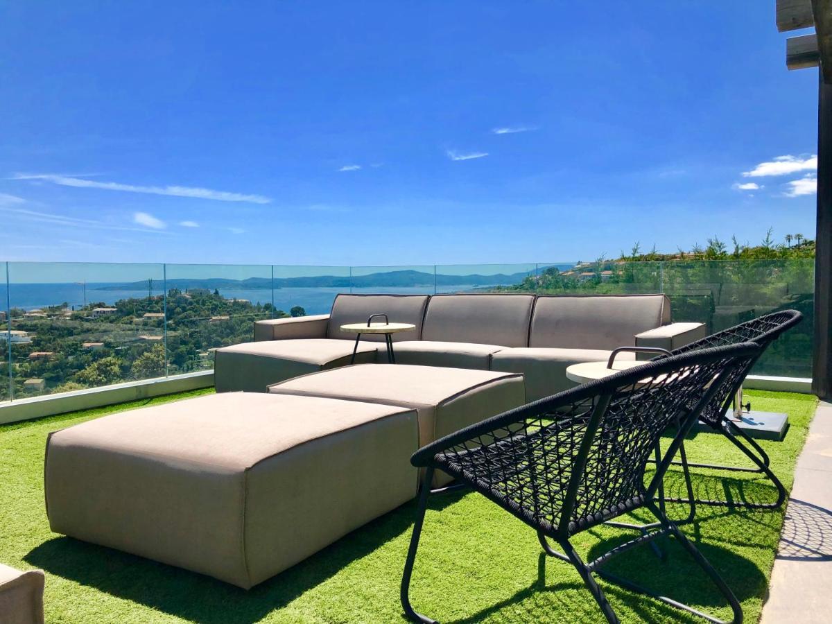 Vue Panoramique Sur La Baie De St Tropez Villa Les Issambres Kültér fotó