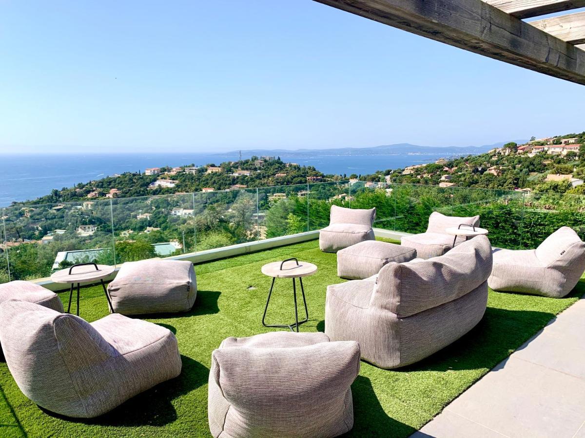 Vue Panoramique Sur La Baie De St Tropez Villa Les Issambres Kültér fotó